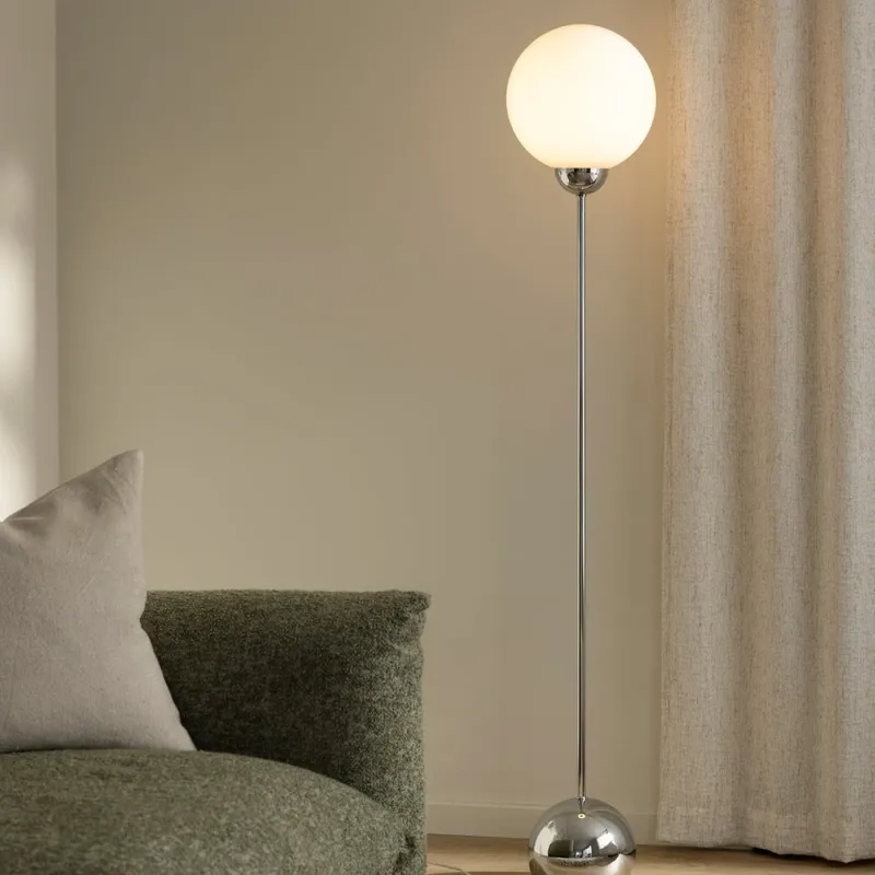 Globen Lighting - Golvlampa Ripley Chrome