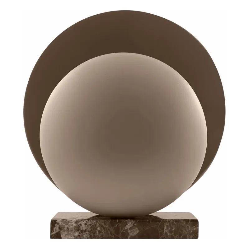 Globen Lighting - Bordslampa Orbit Mocha/brown marble
