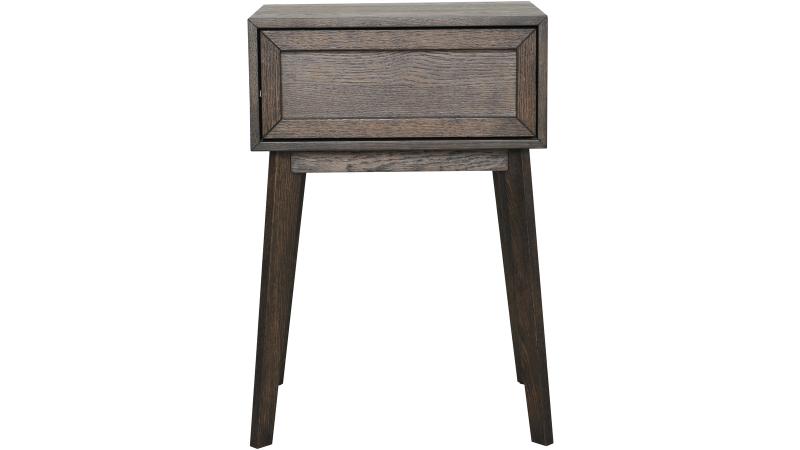 NFG - Isak Sängbord Brunlackad Ek