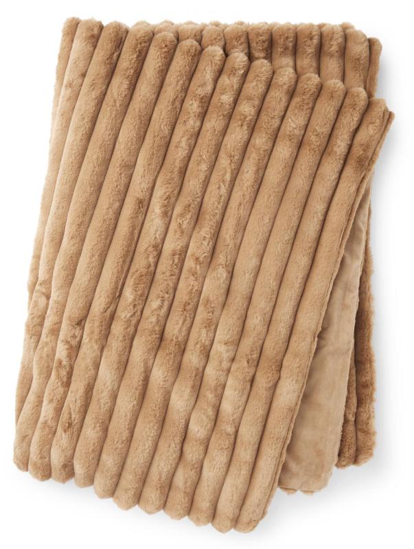 Stripy Blanket - Cognac