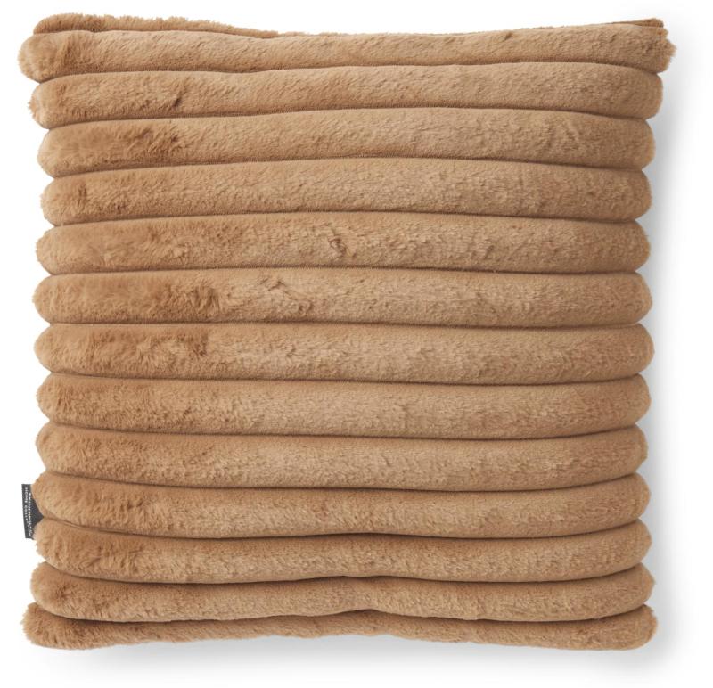 Stripy Cushion- Cognac