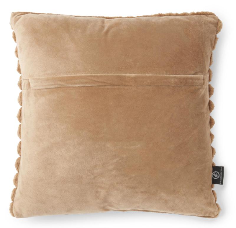 Stripy Cushion- Cognac