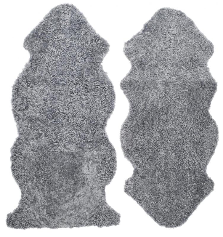Curly 1.5 Sheepskin - Charcoal Silvergrey