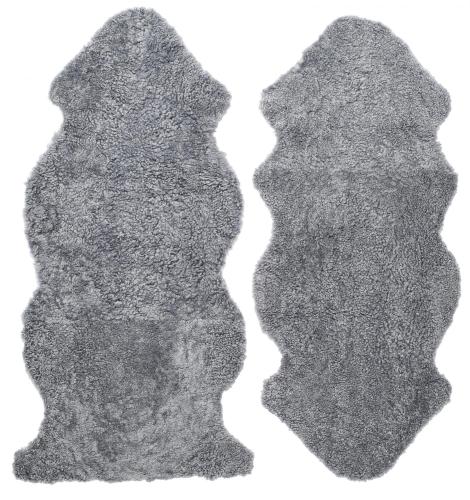 Curly 1.5 Sheepskin - Charcoal Silvergrey
