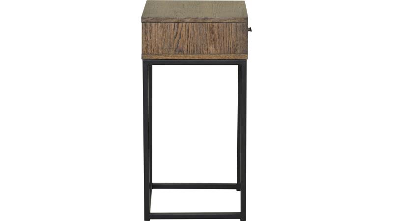 NFG - Regal Sängbord Brunlackad Ek