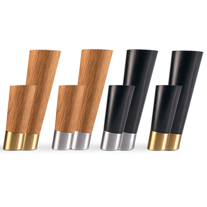 Lutande med metallkant