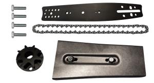 Sward with chain and cover