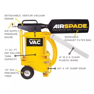 AirSpade Vac Vacuum - 5000 Arbor Kit