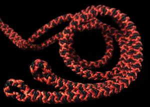 Black Widow 12,2 mm 60 meter with splice. - Black /red