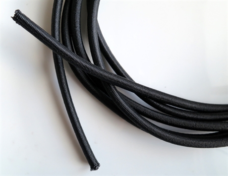 RobLine Gummicord, 4mm, Black