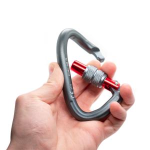 K25 ‘CurlyWirly’ Twisted Aluminium karabiner