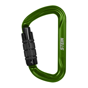 Stein SECURA D-Shape Green Carabiner
