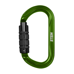 Stein SECURA OVAL Green Carabiner