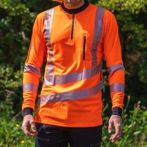 TreeHog Long Sleeve T-Shirt Hi-Vis Orange