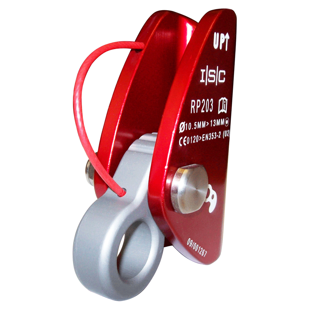 ISC Mini Rope Grab RP203A ロープ ランヤード フリップライン ツリークライミング アーボリスト Mini Ropegrab Fixed Axle, ideal for use on Fliplines