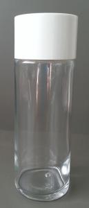 125 ml glasflaska + vit kapsyl
