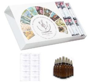 BachSet +pipettflaskor+etiketter