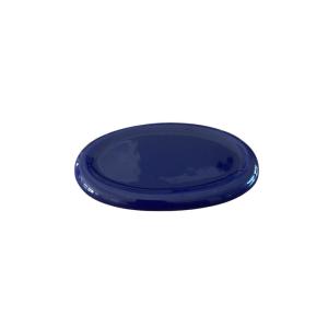 Keramikfat blå oval