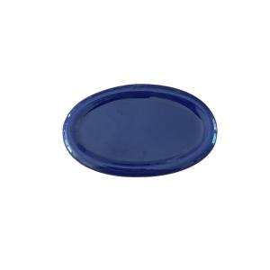 Keramikfat blå oval