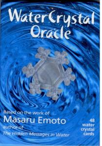 Set av vattenkristall-kort