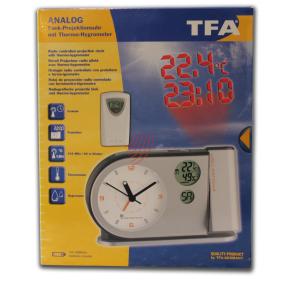 Takprojektions ur med uteterm.