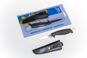 Svampkniv med borste o slida