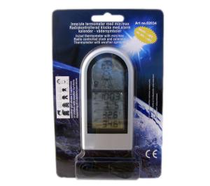 Väderflicka U/I Sladd RC klock