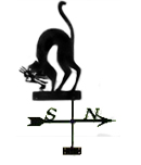 Vindflöjel  Katt ny