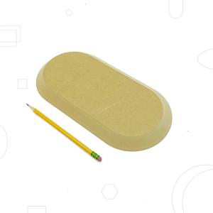 Rektangulär runda hörn - 26,6 x 39,4 cm