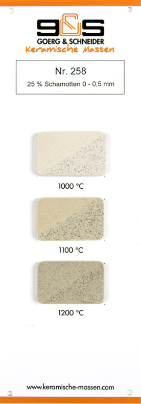 Stoneware Clay White w black grog
