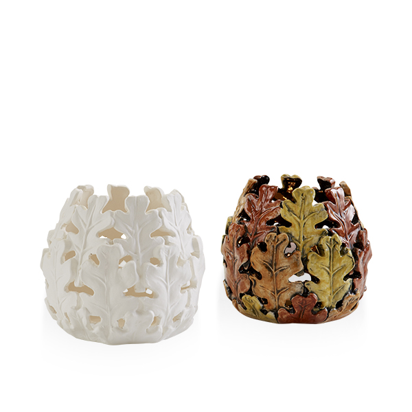 Leaves Lantern rounded - 4 pcs