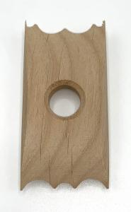 Drehschiene aus Holz - Muster 4