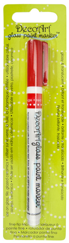 Glasfarben Marker - Rot