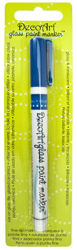 Glasfarben Marker - Blau