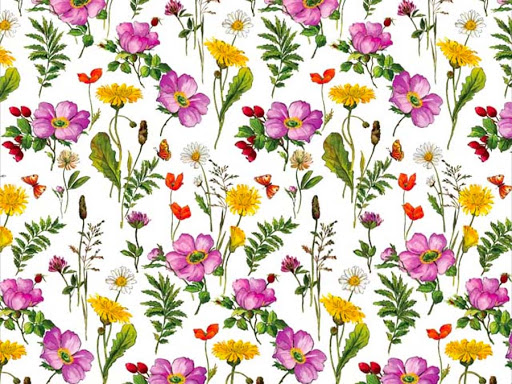 Flower Meadow 70x50 cm