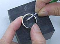 Polerstav med plastgrepp