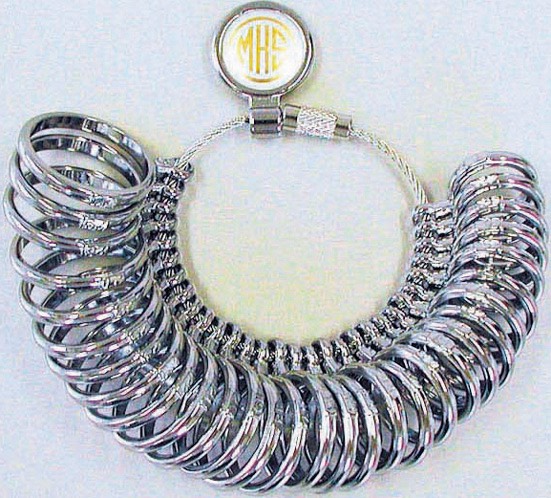 Ringmått metall 1-30 japansk