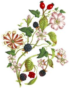 Blumenranke - 85 mm - 10 stk