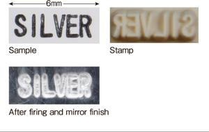 Silverstämpel gummi