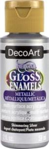 Metallic Shimmering Silver