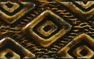 Textured Amber Brown