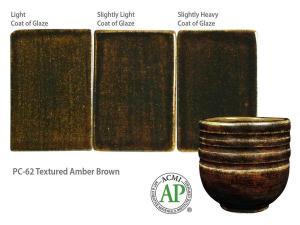 Textured Amber Brown