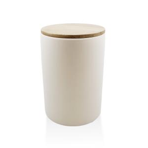 Canister with bamboo lid - 6 pcs.
