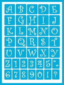Curly Alphabet