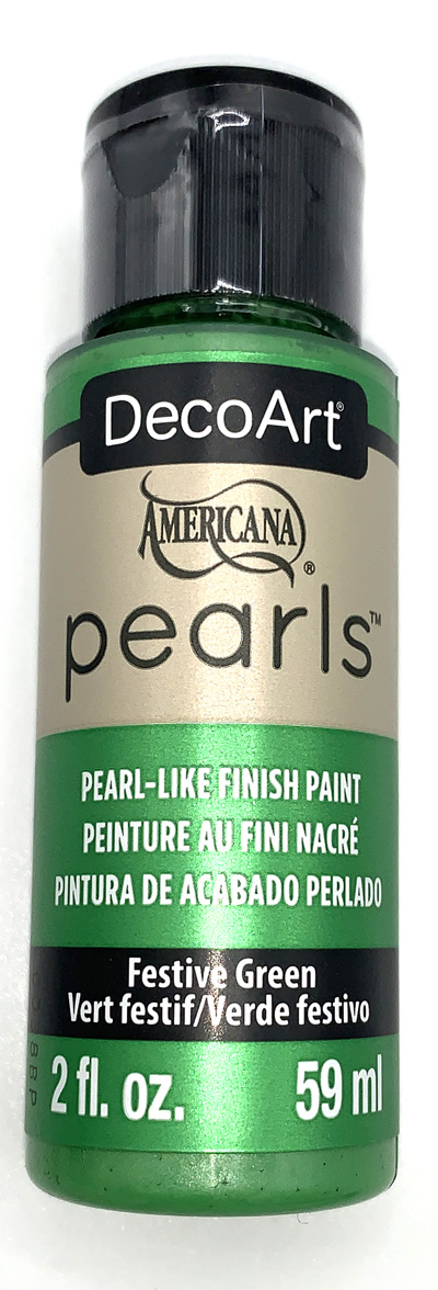 Pearls - Festive Green