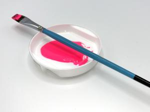 Palett - färgkopp med penselhållare