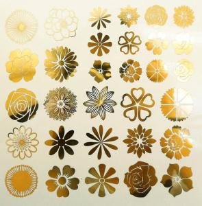 Kleine Blumen - Gold