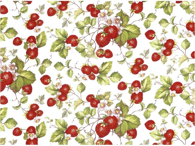 Strawberries 70x50 cm