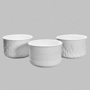 Drei unterschiedliche Übertöpfe - 6 Stk