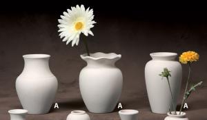 Drei unterschiedliche Vasen - 6 St